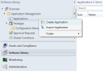 Create Application - Deploy EXE with SCCM
